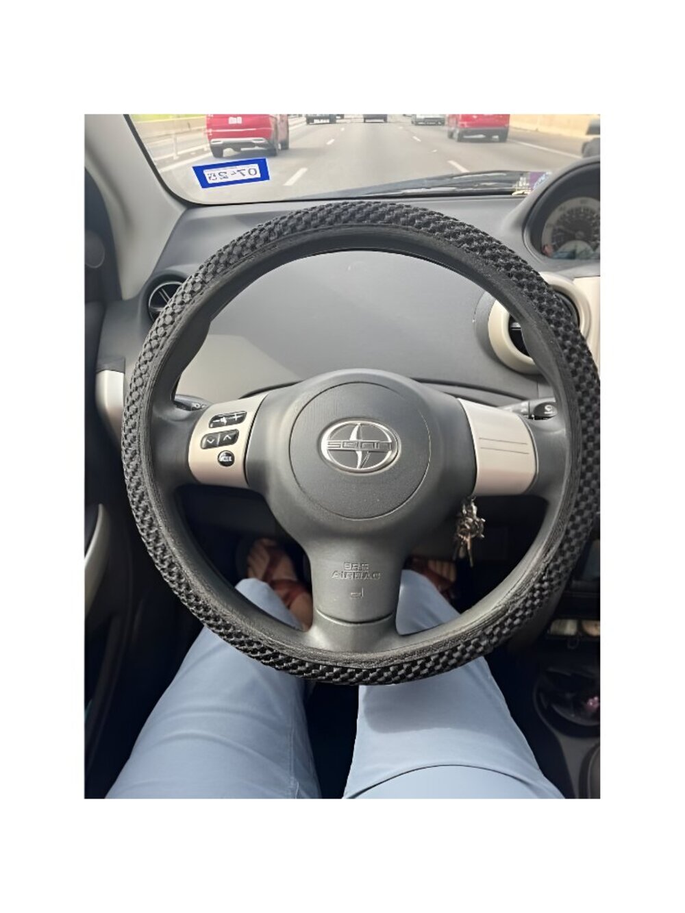 Elastic Stretch Steering Wheel Cover,Warm in Winter and Cool in Summer